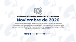 Talleres para el mes de noviembre de 2026