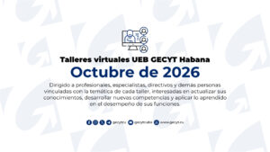 Talleres para el mes de octubre de 2026